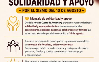 MENSAJE DE SOLIDARIDAD